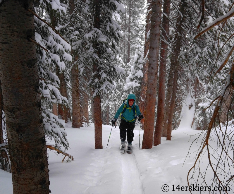 skiing in Crested Butte backcountry