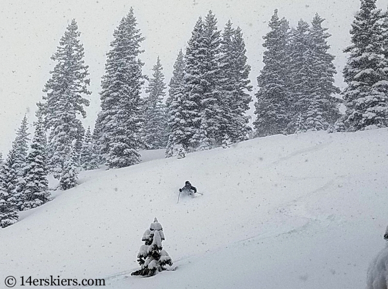 skiing in Crested Butte backcountry