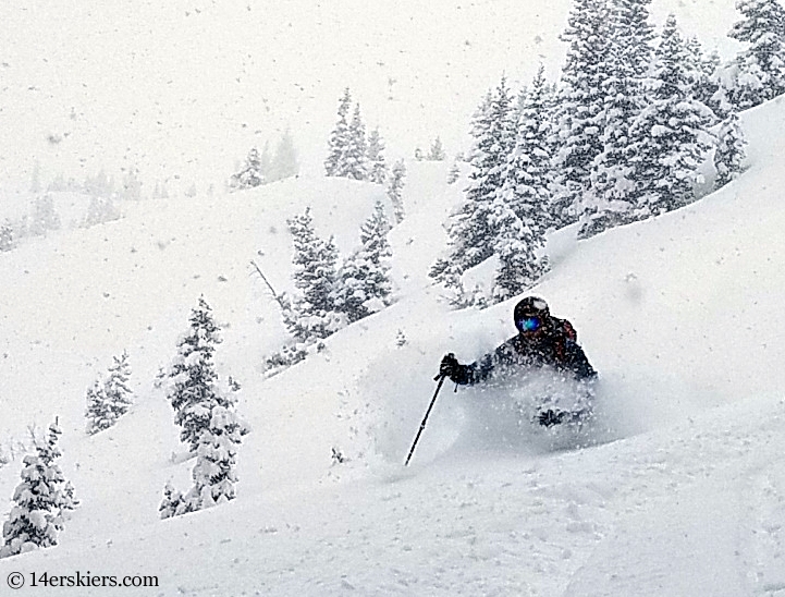 skiing in Crested Butte backcountry