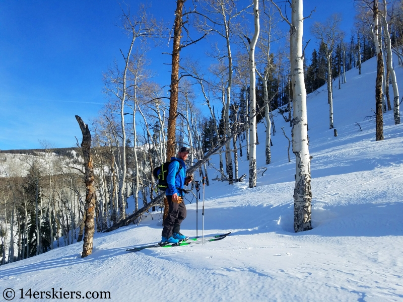 backcountry skiing in the Powder Factory