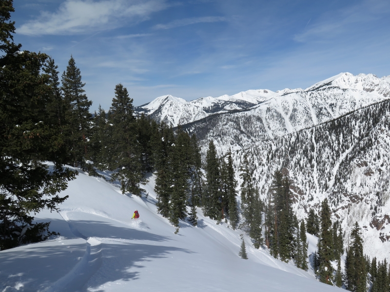 backcountry skiing in the Powder Factory