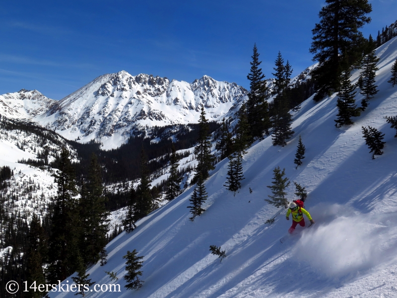 backcountry skiing in the Powder Factory