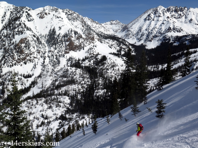 backcountry skiing in the Powder Factory