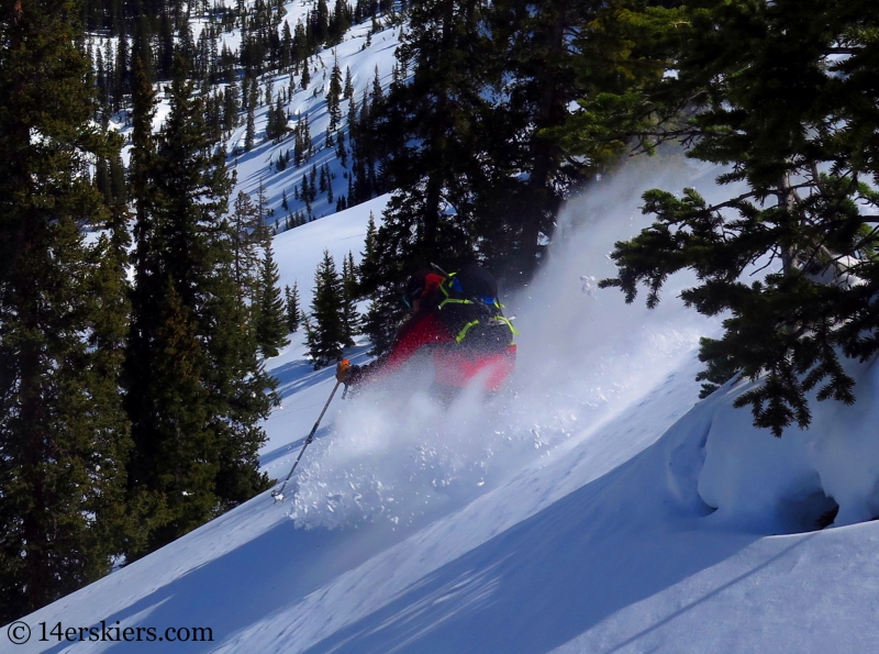 backcountry skiing in the Powder Factory