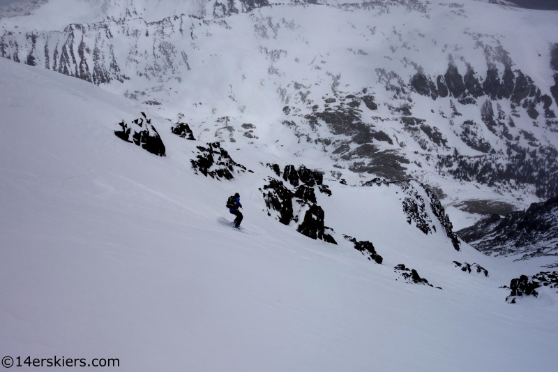 larry fontaine tenmile backcoutry skiiing route