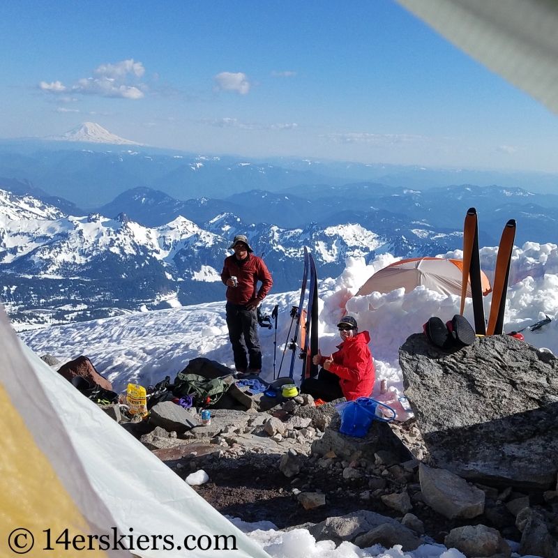 Basecamp on Mount Rainier.