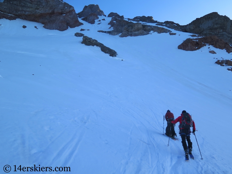 Skiing the Fuhrer Finger on Mount Rainier.