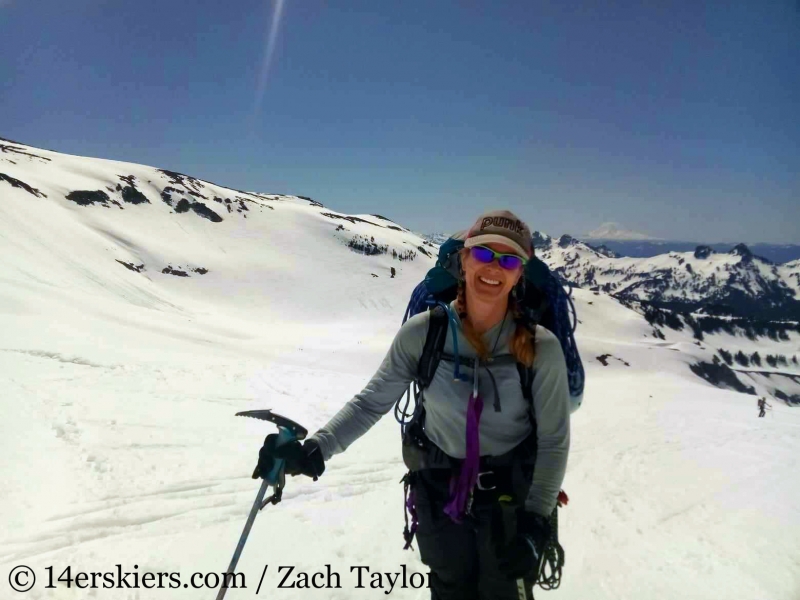 Nisqually Glacier on Mount Rainier. 