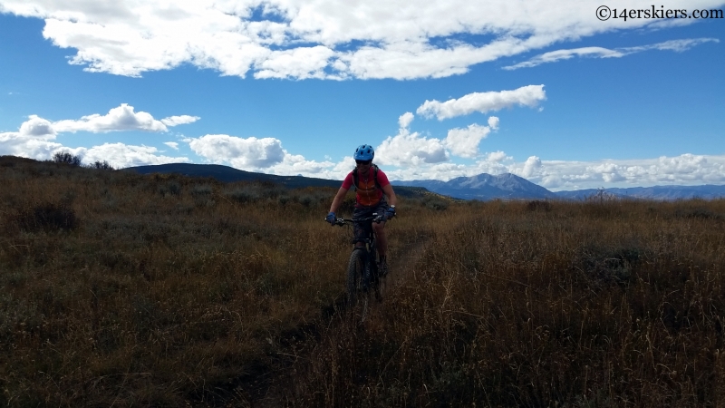 bike riding near mount sopris