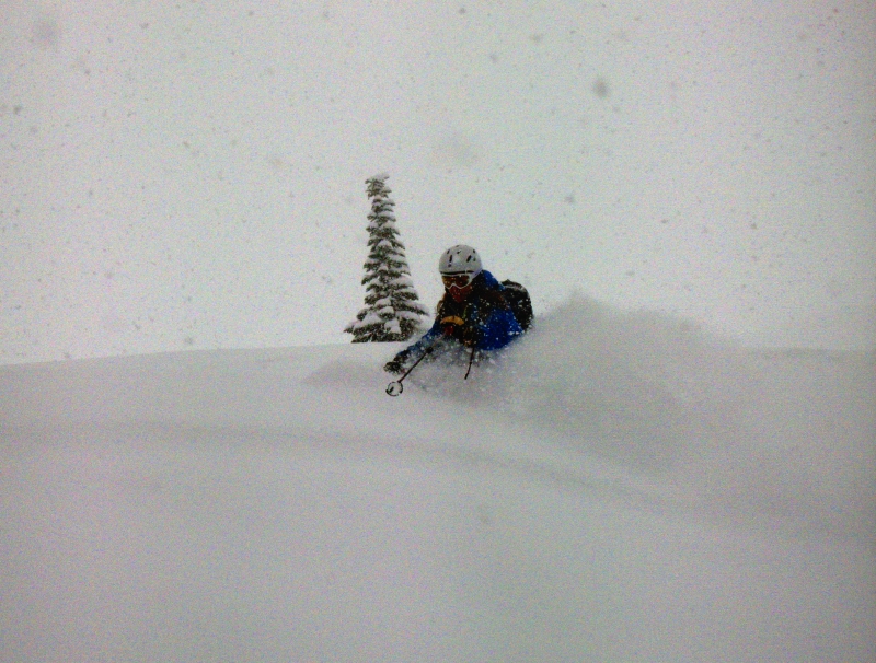 Backcountry skiing Roger's Pass, British Columbia, Canada