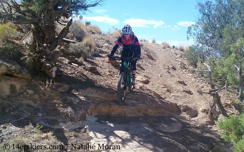 Brittany Walker Konsella mountain biking sidewinder trail