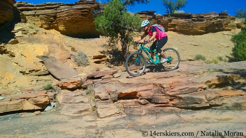 Brittany Walker Konsella mountain biking sidewinder trail