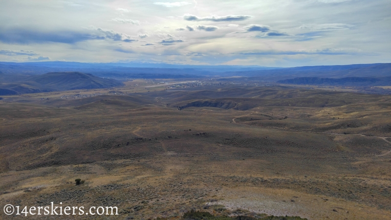 View from summit of Signal Peak near Gunnison, CO.