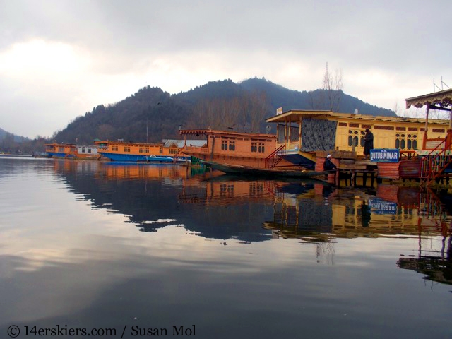 House boats along Dal Lake in Sringar.