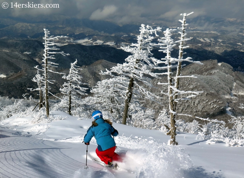 Brittany Konsella skiing in YongPyong, South Korea. 