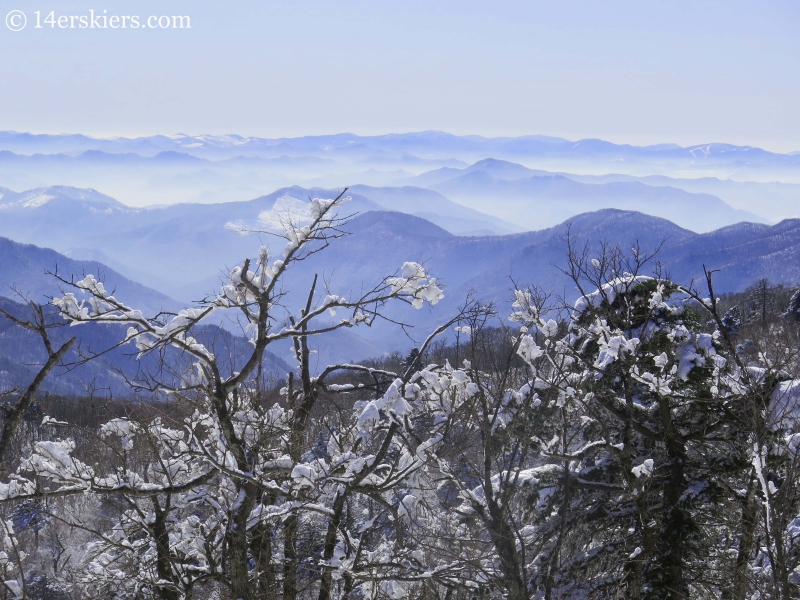 Mountian views from YongPyong ski resort in South Korea. 