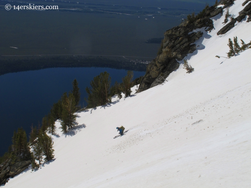 Brittany Konsella skiing Mt. St. John