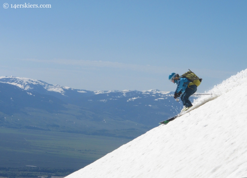 Brittany Konsella skiing Mt. St. John