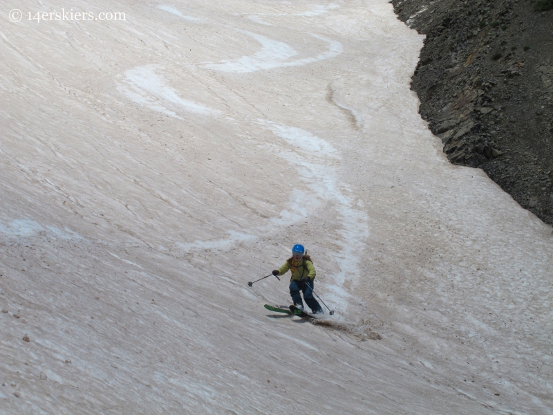 Brittany Konsella skiing Treasury.