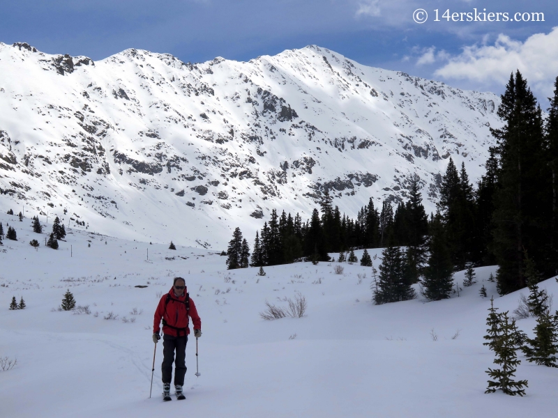 Matt Kamper backcountry skiing