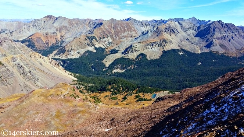 Views from summit of Unnamed 13,130'