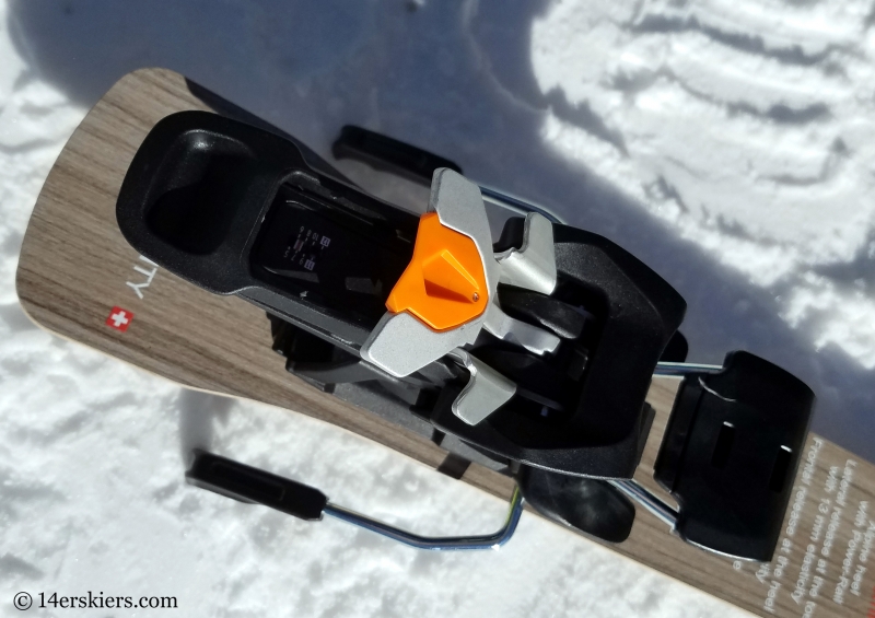 The Fritschi Tecton heel piece.
