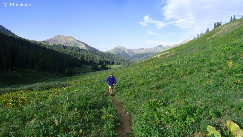 Hiking West Maroon Pass from Crested Butte to Aspen