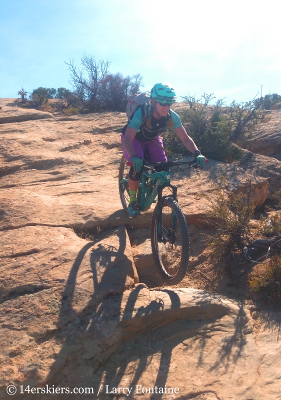 Mountain biking Zion Curtain