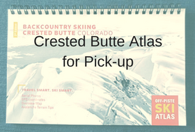 2016 Crested Butte Off-Piste Ski Atlas for pick-up