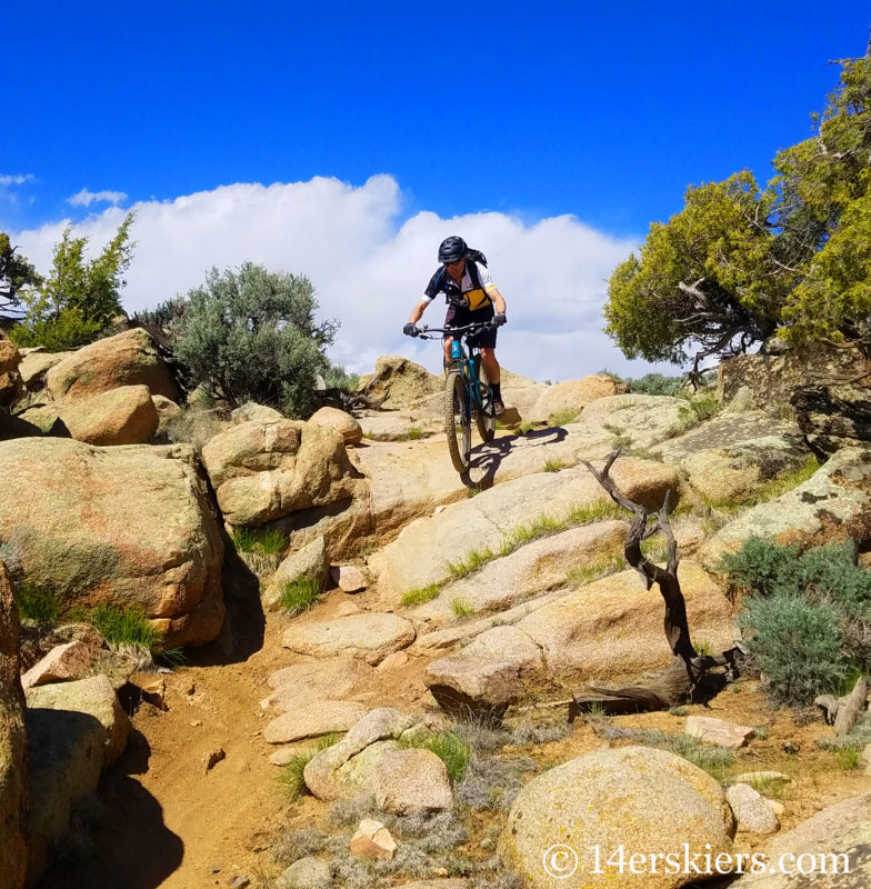 Hartman Rocks - best early season mountain bike rides near Crested Butte.