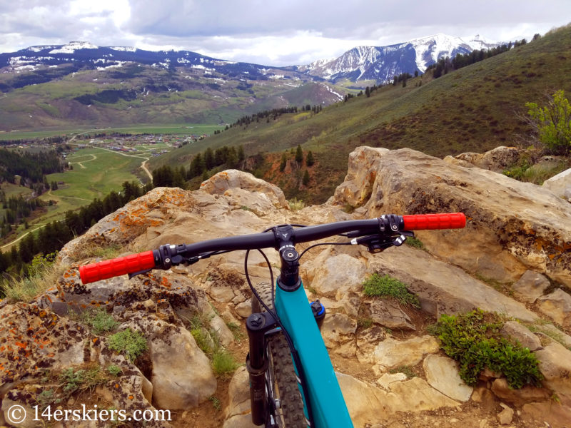 The Caves Loop - best early season mountain bike rides near Crested Butte.