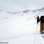 Backcountry skiing College Bowl on Mount Baldy near Crested Butte, Colorado.