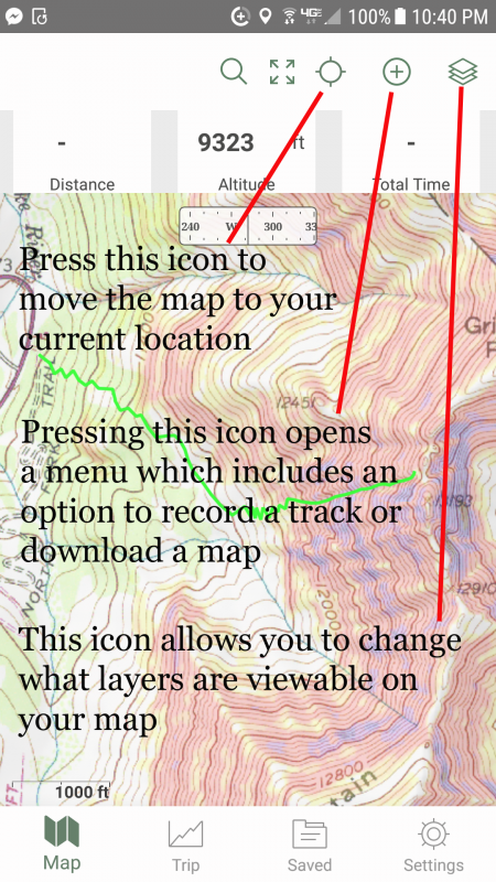 Using Gaia for backcountry skiing navigation