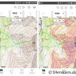 Using Gaia GPS App for backcountry skiing navigation