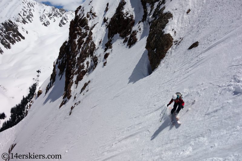 Backcountry skiing Crested Butte, El Nacho